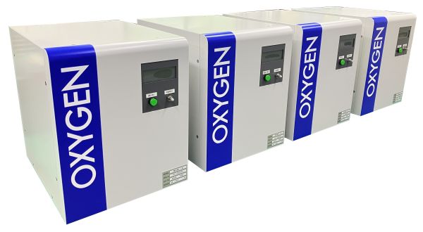 コスモ機器の小型酸素発生装置 CSmicrominiO2です。導入事例として超小型でボンベ不要です。